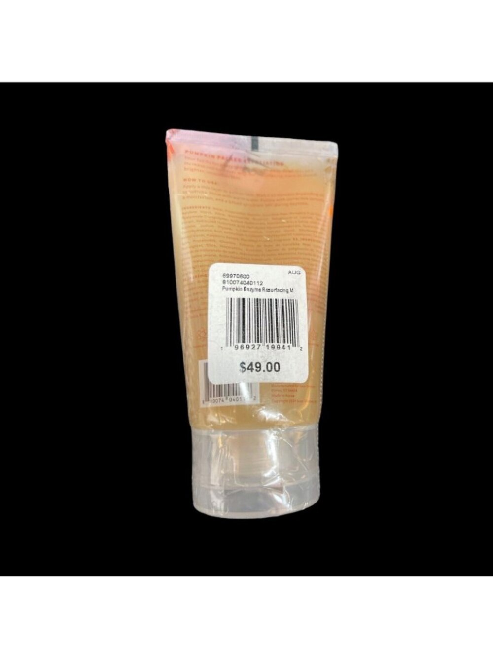 Soon Skincare Unisex Pumpkin Face Enzyme Mask Exfoliating Brand New - Picture 2 of 5